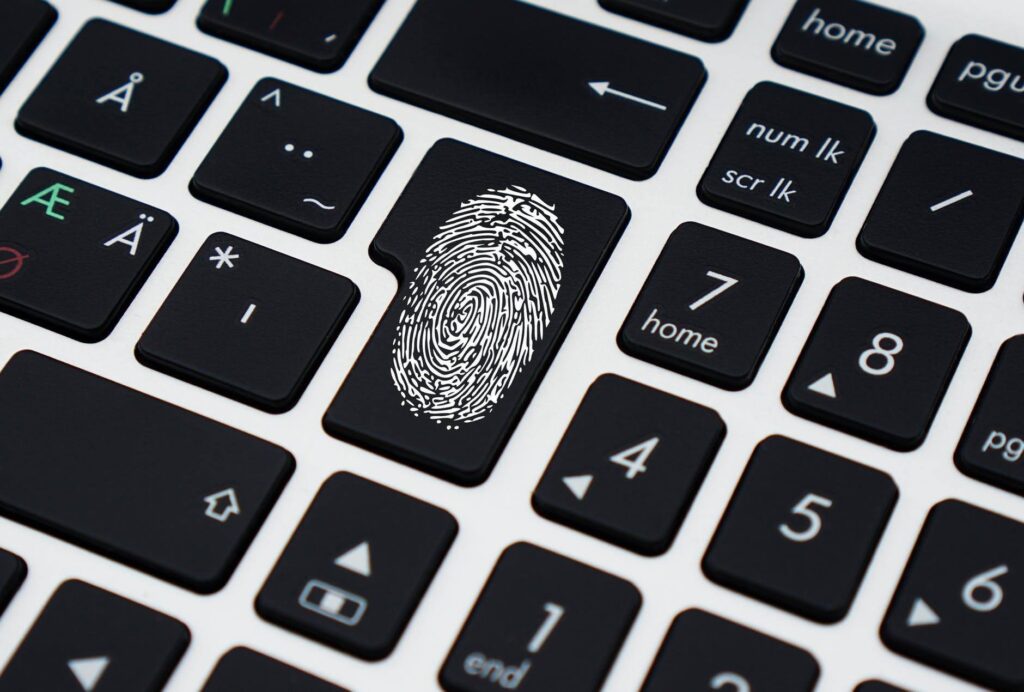 enhance security with modern fingerprint keyboard, blending technology and innovation effortlessly.