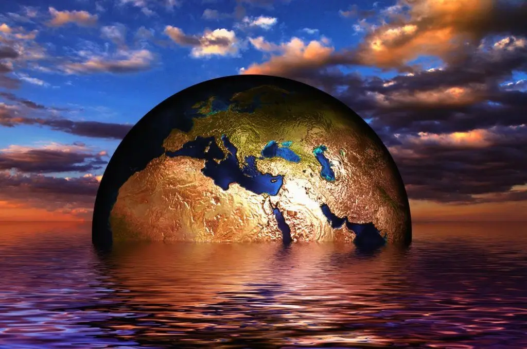 Tranquil Earth Reflections In Serene Harmony With Colorful Sky And Calm Waters. Managed Services. tranquil earth reflections in serene harmony with colorful sky and calm waters. managed services.