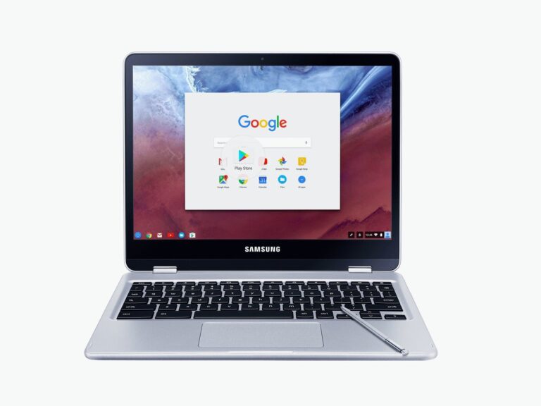 modern samsung chromebook with stylus: sleek design, vibrant display, versatile functionality.