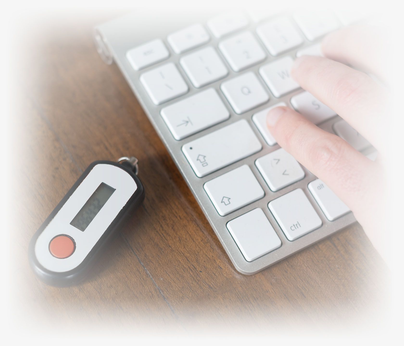 Security pin banking generator and computer keyboard Managed Security