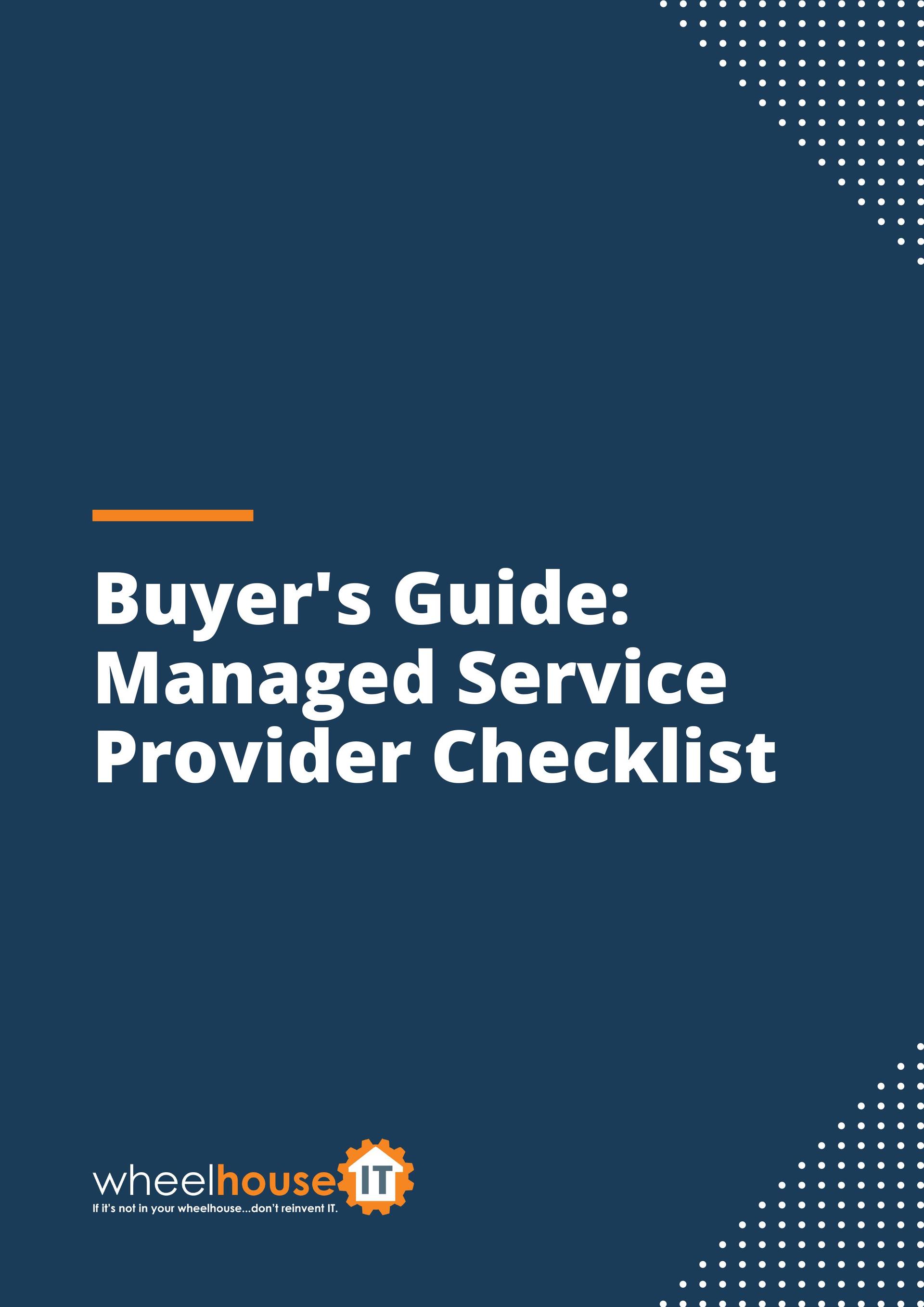 checklist msp buyer guide