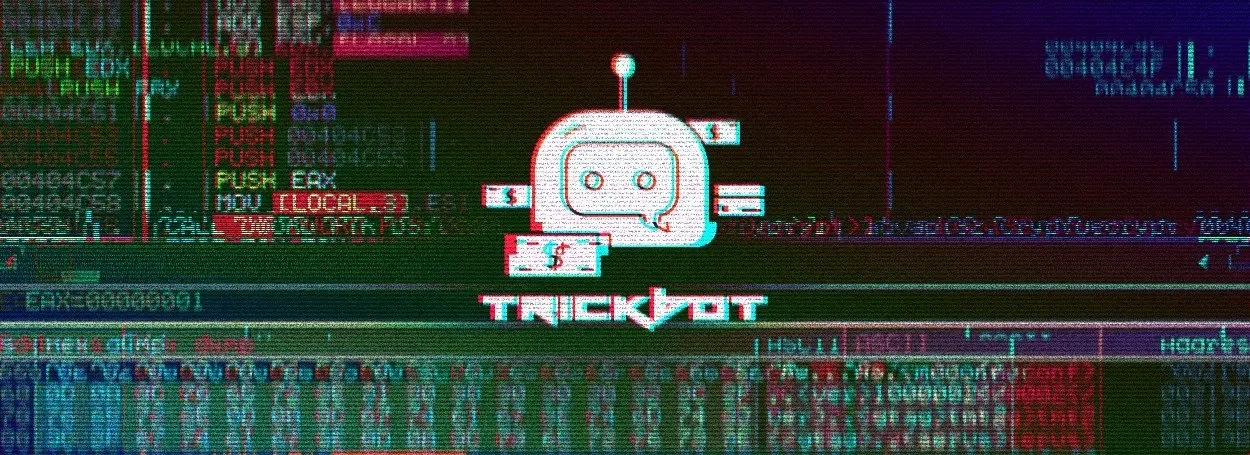 trickbot malware diagram showing how it infiltrates healthcare systems and deploys ryuk ransomware
