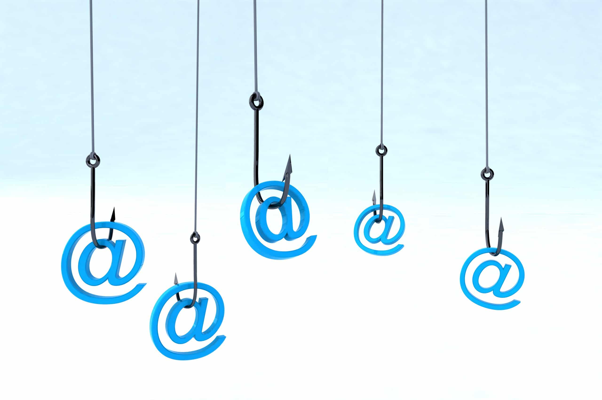 a group of blue objects hanging from strings