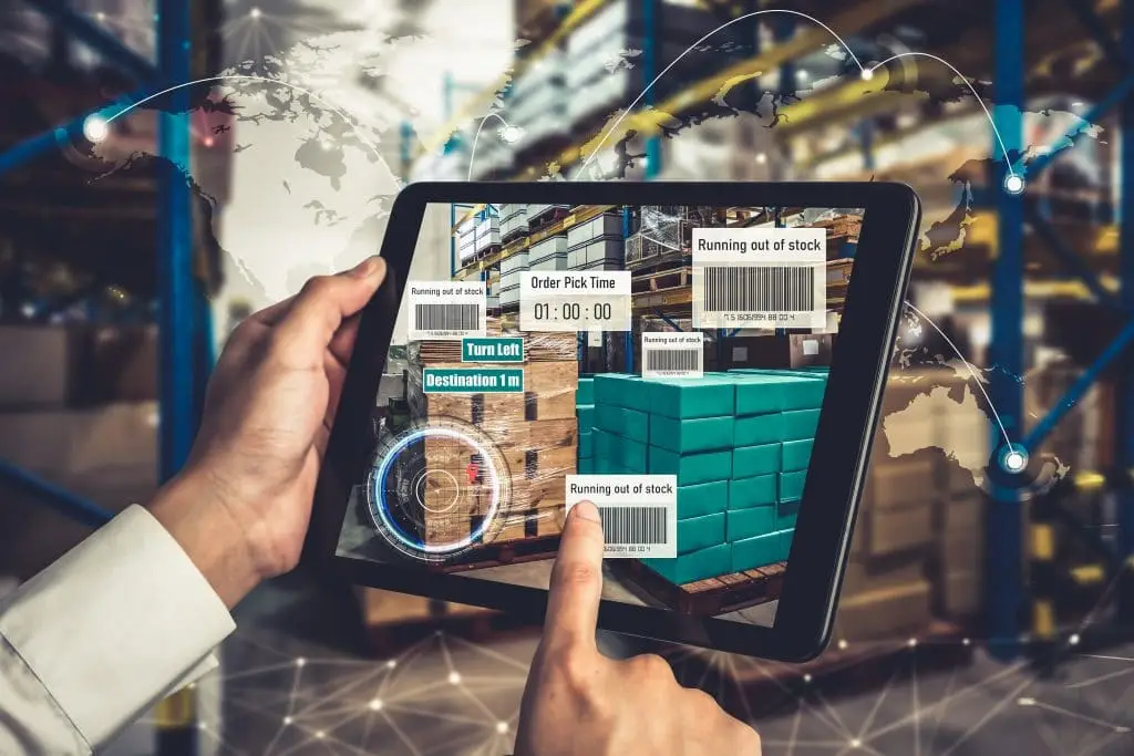 Efficient Inventory Management With Technology In Modern Warehouse. efficient inventory management with technology in modern warehouse.