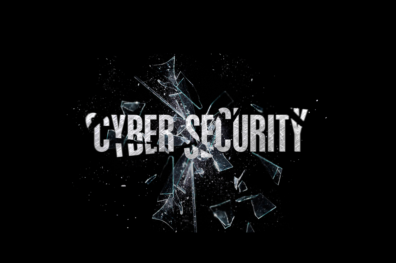 the logo for cyber security
