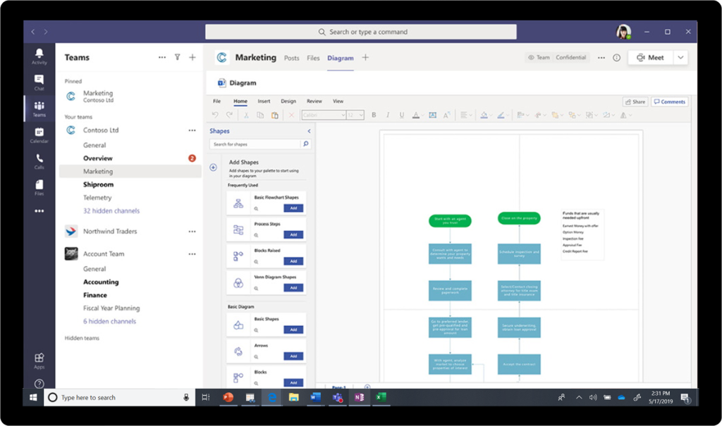 using microsoft teams