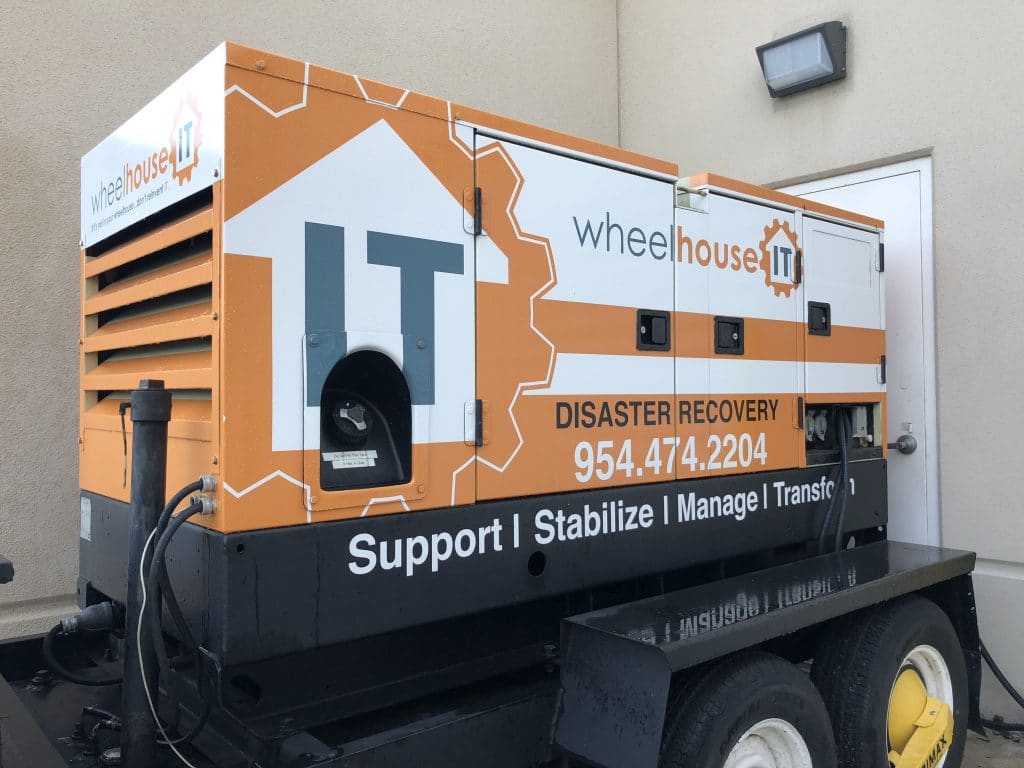 wheelhouse its portable emergency power unit for disaster recovery and stability.