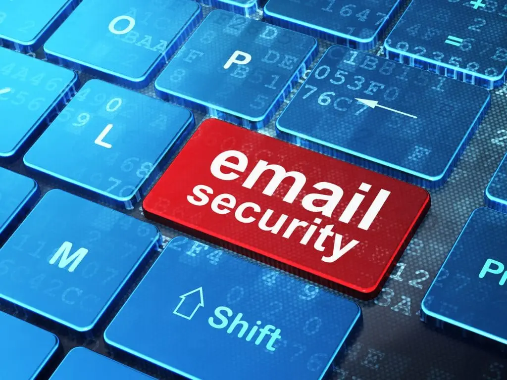 Secure Email: Modern Keyboard With Red Key, Emphasizing Cybersecurity In Digital Era. secure email: modern keyboard with red key, emphasizing cybersecurity in digital era.