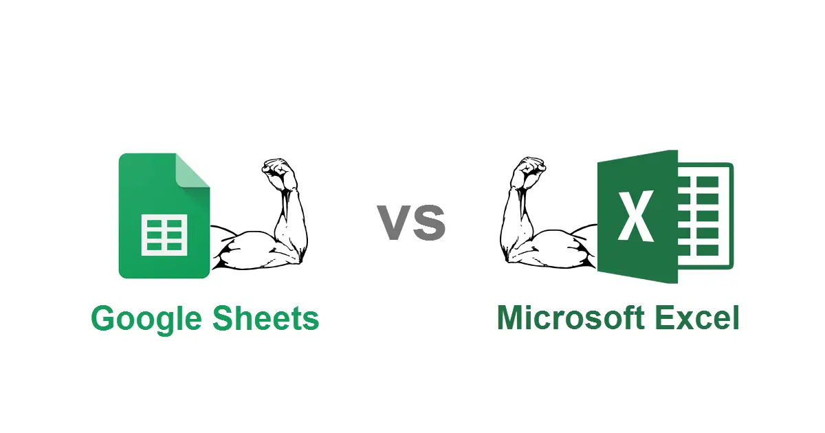 Google Sheets vs Microsoft Excel: a powerful showdown for data tasks.