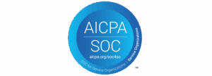 aicpa soc certification logo promotes best practices in financial reporting and risk management.