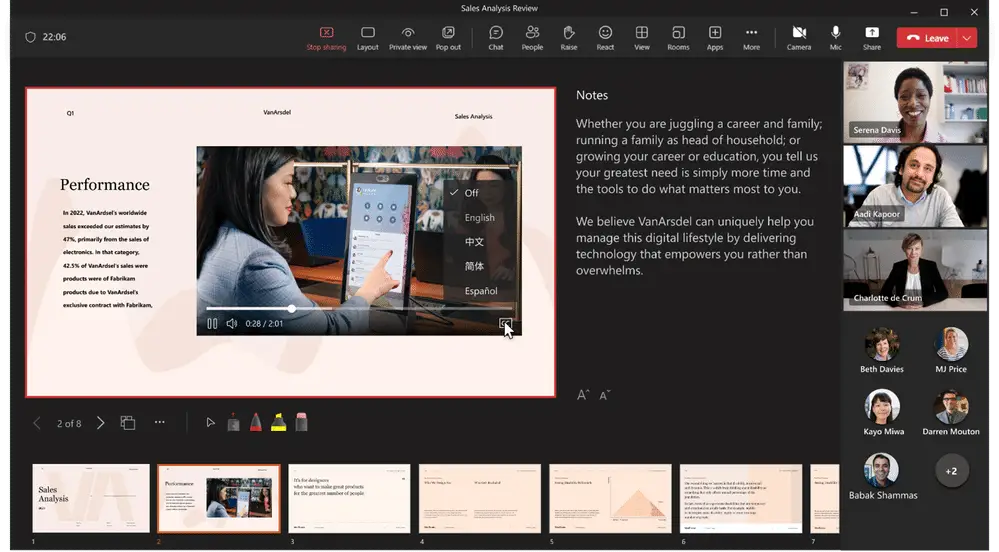Enable Closed Captions enable closed captions