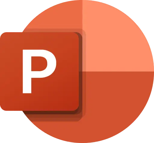 a red button with the letter p on it