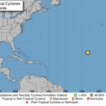 a map showing the location of atlantic tropical cyclones