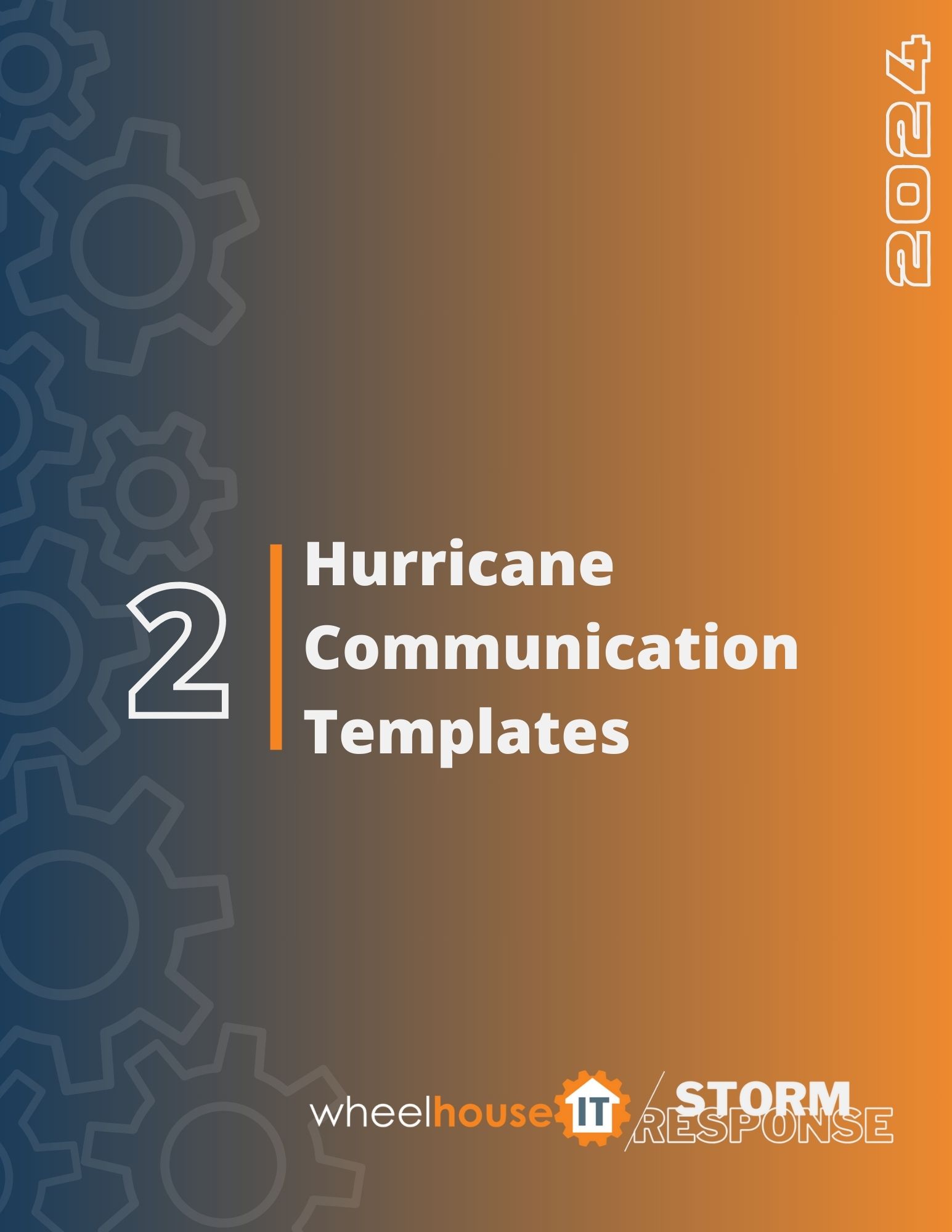 the cover of hurricane communication templates