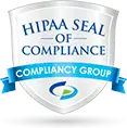 hipaa compliance seal for healthcare organizations.