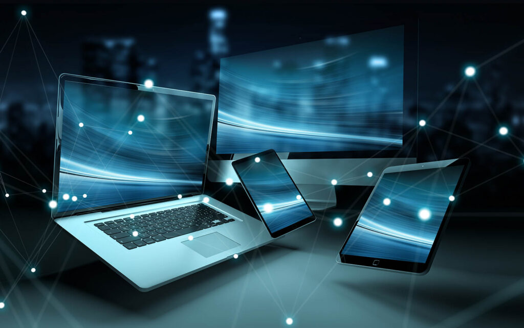 A Group Of Managed Service Digital Devices a group of managed service digital devices