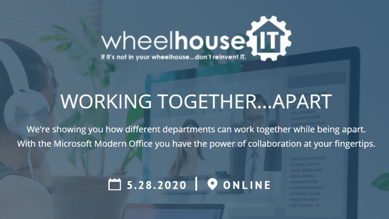 Working Together…Apart Working Together...Apart