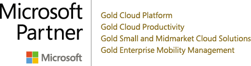 the microsoft partner logo is shown in black and green