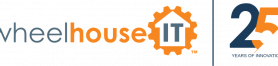 Innovative Wheelhouse IT logo celebrating 25 years of technology solutions..