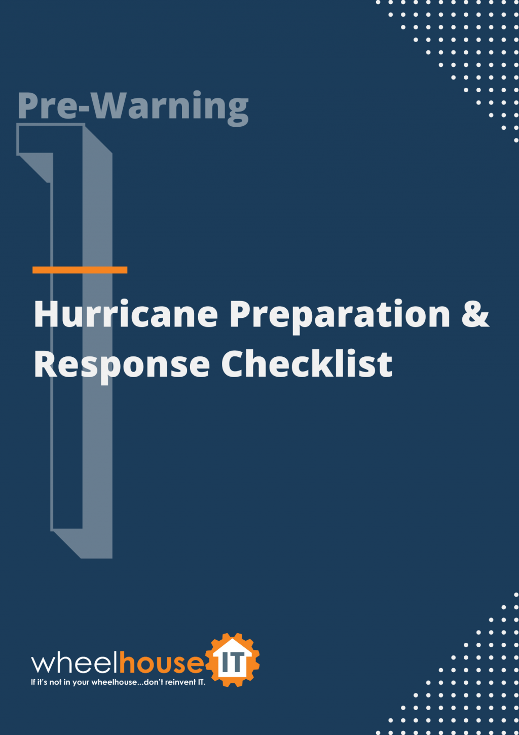 the cover of a book titled hurricane preparation and response checklist